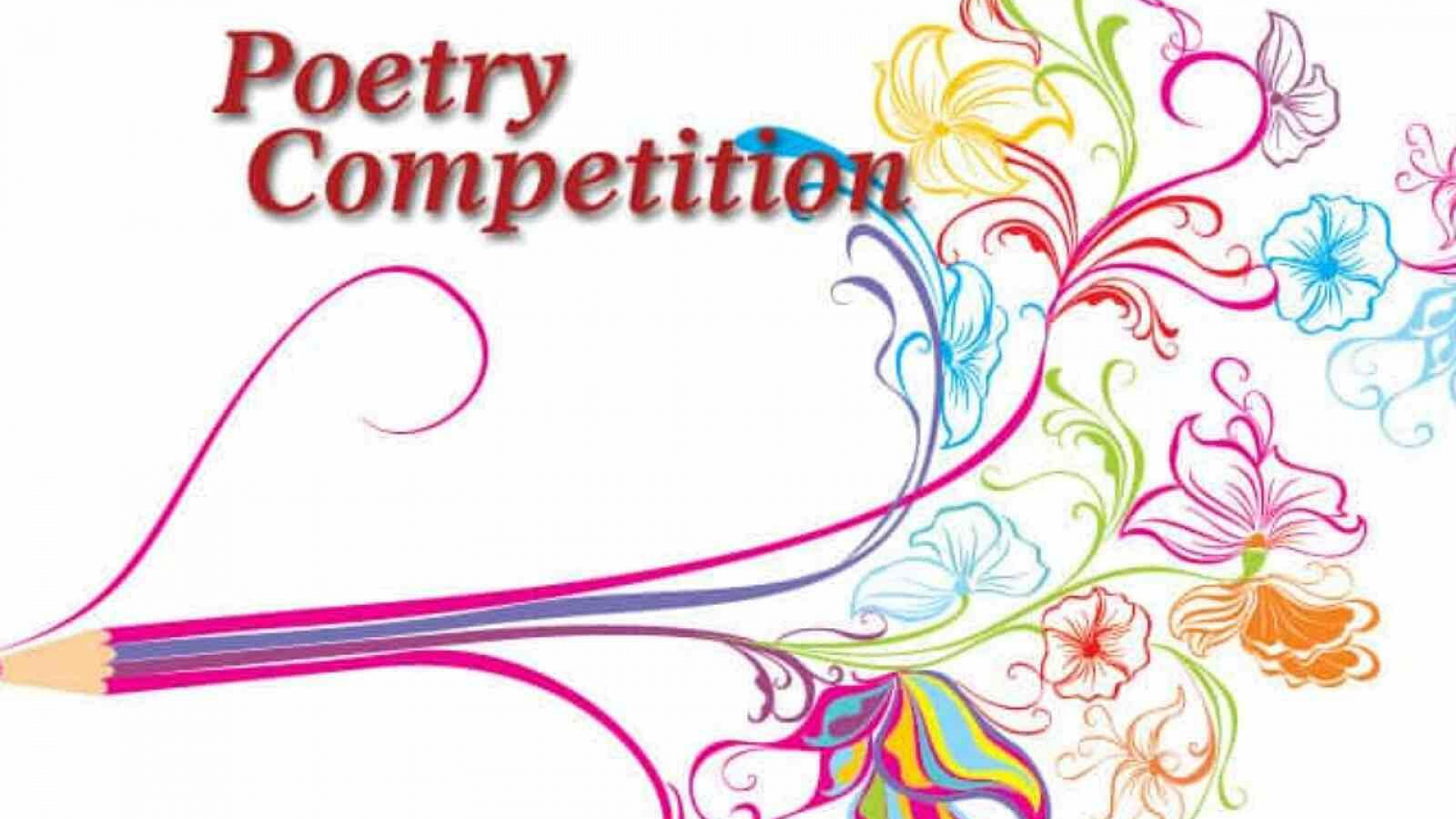 40 misradan ko'p bo'lmagan she'r yozib £5000 gacha pul mukofoti yutib olish imkoniyatini taqdim etuvchi National Poetry Competition tanlovi