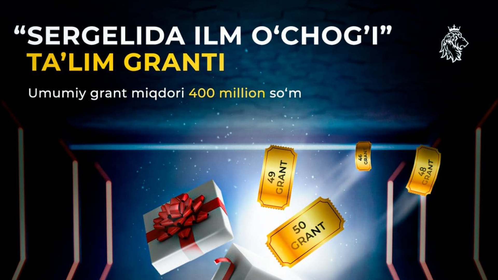 Cambridge oʻquv markazi tomonidan Sergeli tumanida yashovchi yoshlar uchun 400 million soʻmlik “Sergelida ilm oʻchogʻi” taʼlim granti.