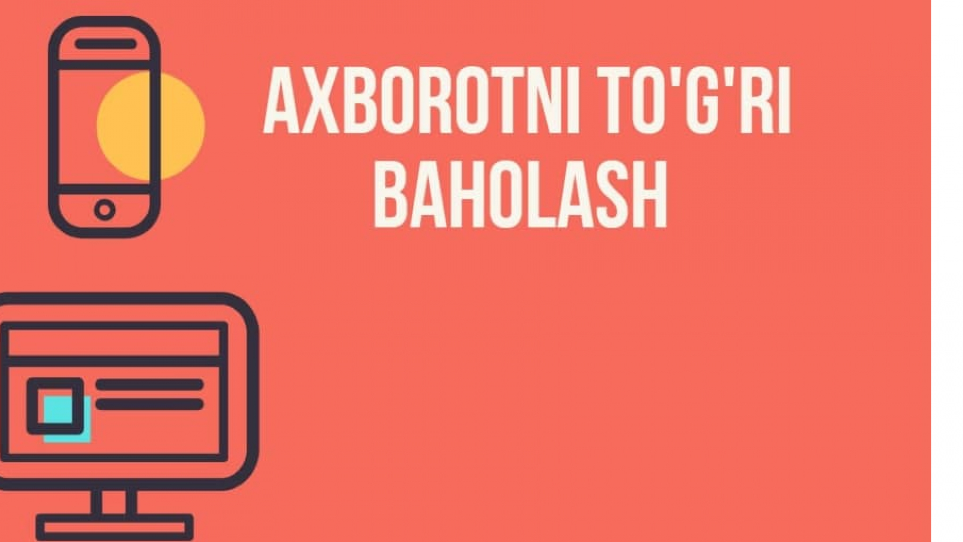 Toshkentdagi Amerika markazi tomonidan media sohasiga qiziquvchilar uchun “Axborotni toʻgʻri baholash” onlayn kursi