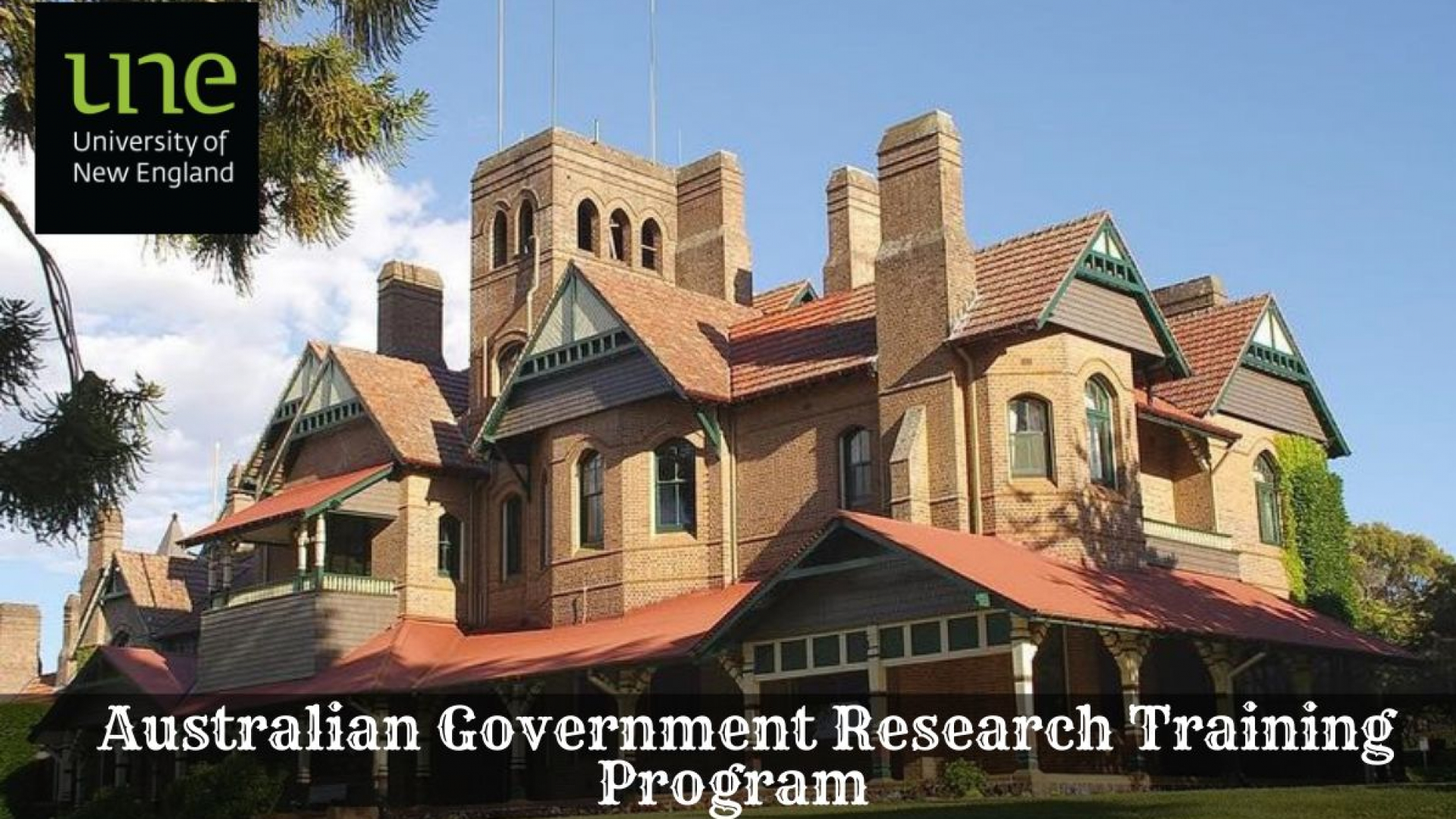 Avstraliyaning University of New England oliygohi tomonidan magistratura yoki doktorantura bosqichida oʻqish uchun Australian Government Research Training Program (RTP) International Stipend Scholarship dasturi