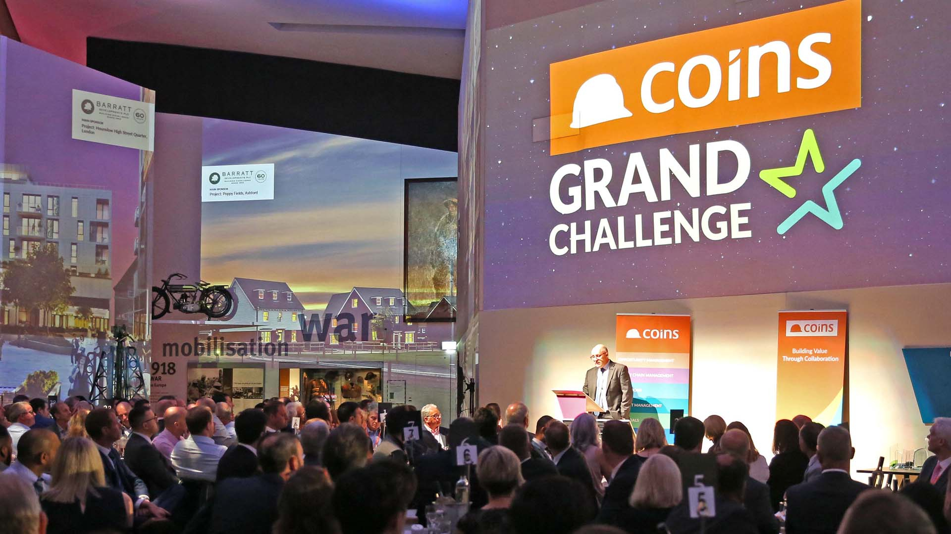 Innovatsion texnologiyaga asoslangan loyihaga ega boʻlganlar uchun The COINS Grand Challenge tanlovi. Bosh mukofot — £100,000