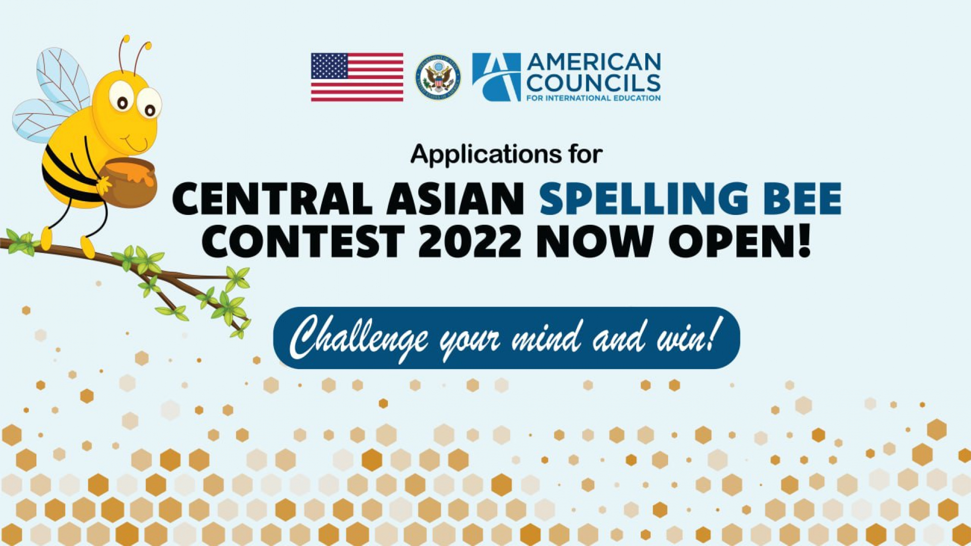 Amerika Konsulligi tomonidan bakalavr talabalari uchun mintaqaviy “Central Asian Spelling Bee Contest 2022” tanlovi