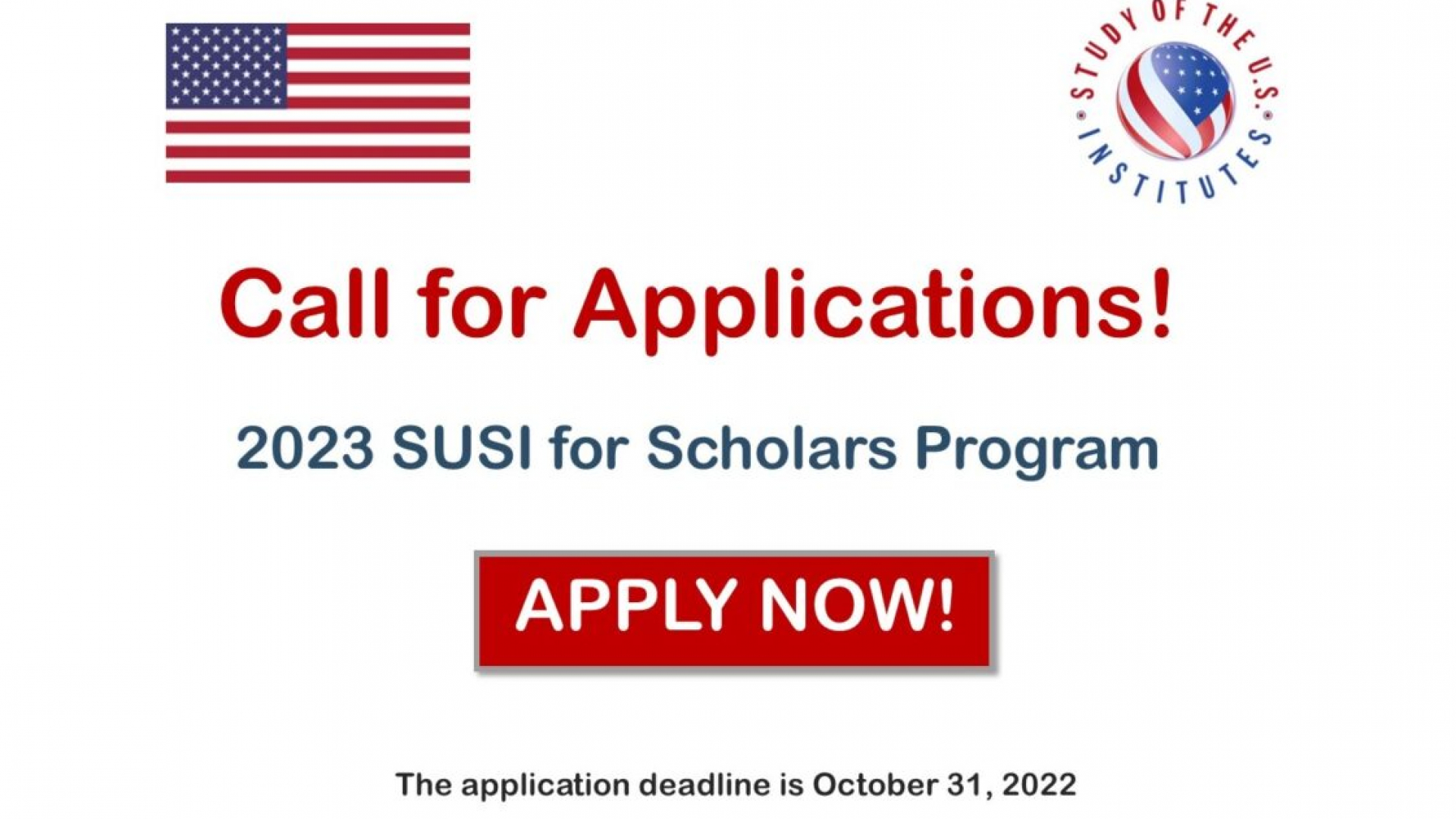 SUSI for Scholars – tadqiqotchi olimlar, taʼlim sohasi mutaxassislari va oʻqituvchilar uchun toʻliq moliyalashtiriluvchi Amerika institutlarini oʻrganish dasturi