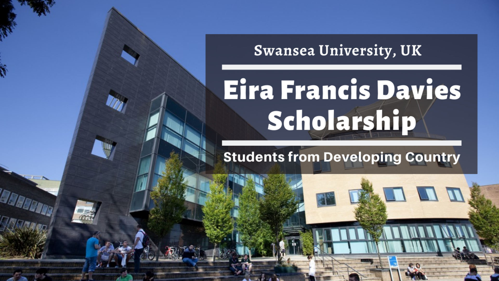 The Eira Francis Davies Scholarship dasturi — ayol-qizlar uchun magistraturani Buyuk Britaniyada toʻliq grant asosida oʻqish imkoniyati!