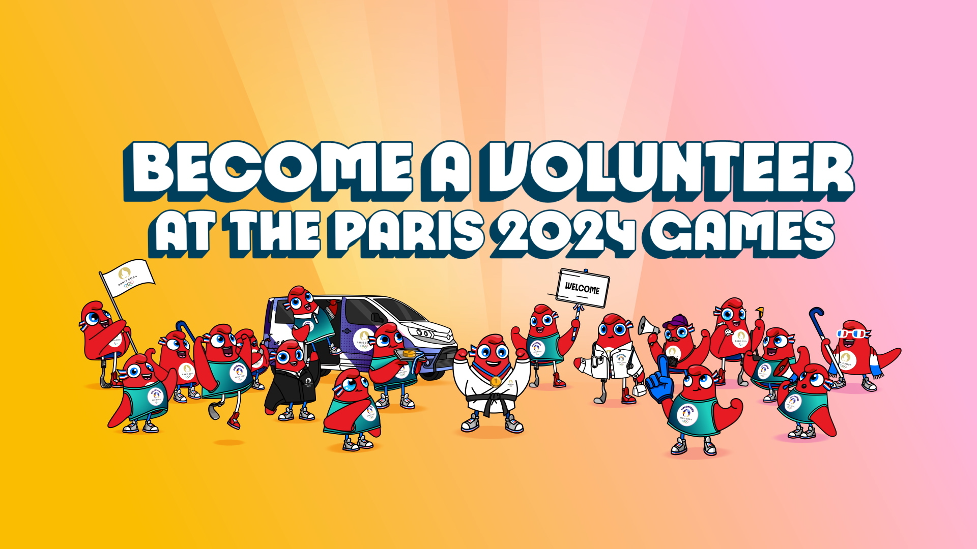 2024-yil Parijda oʻtkaziladigan yozgi Olimpiya oʻyinlarida volontyorlik