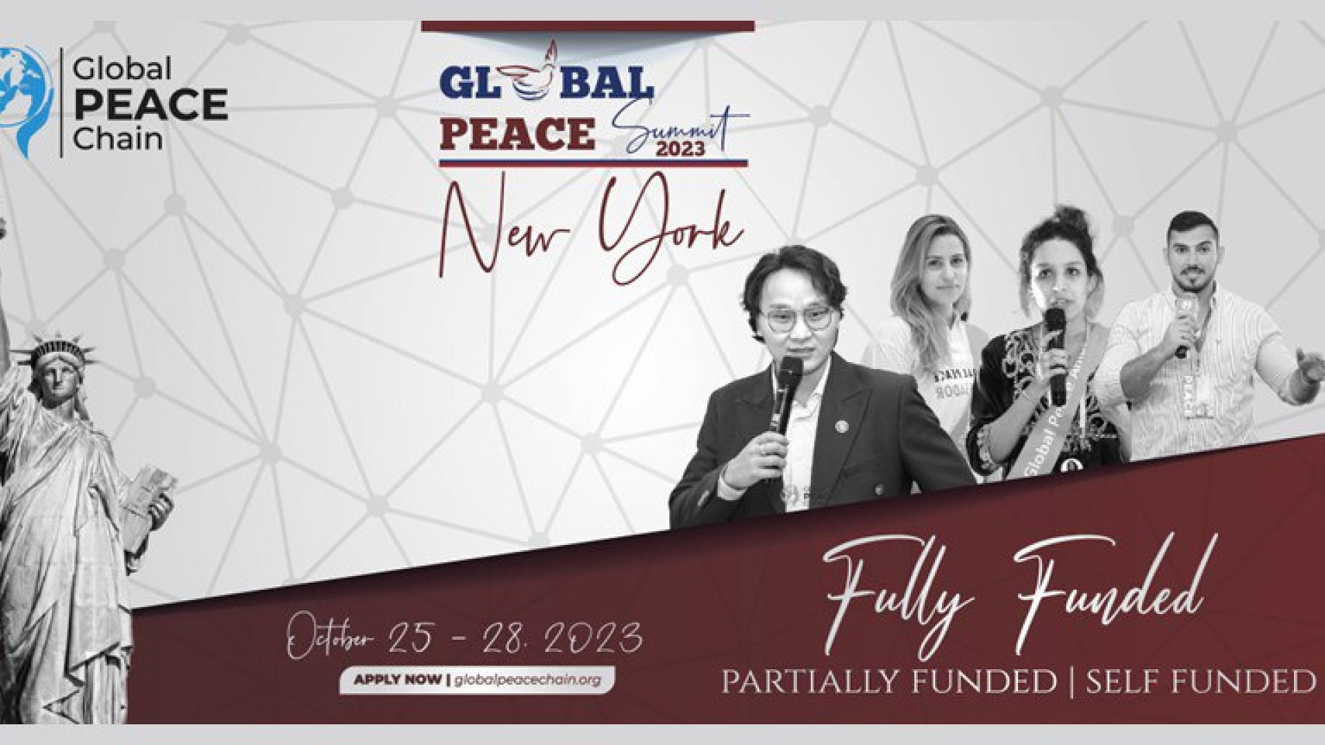 Barcha 16-40 yosh oraligʻidagilar uchun Nyu-Yorkda xarajatlari toʻliq qoplanadigan xalqaro sammit — Global Peace Summit