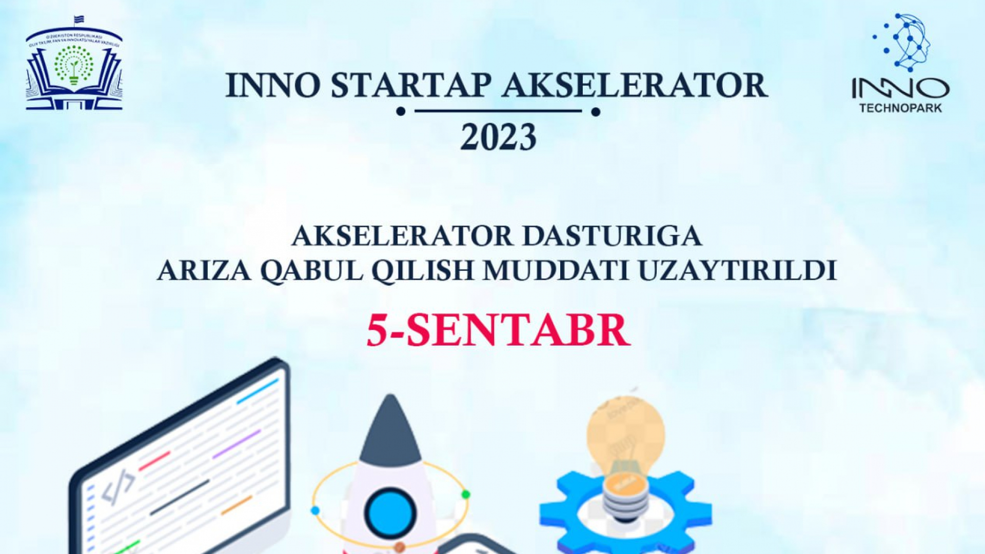 Startap loyihalarini rivojlantirishga qaratilgan “Inno Texnopark” respublika startap akselerator dasturi