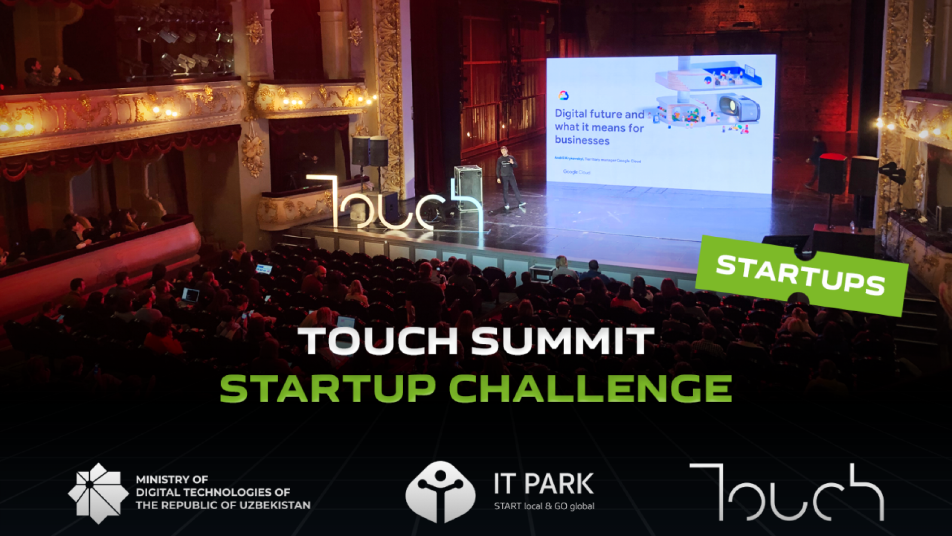 Turli sohadagi startaplar uchun 1 million yevrogacha investitsiya jalb qilish imkoniyatini beruvchi “Touch Summit Startup Challenge” tanlovi