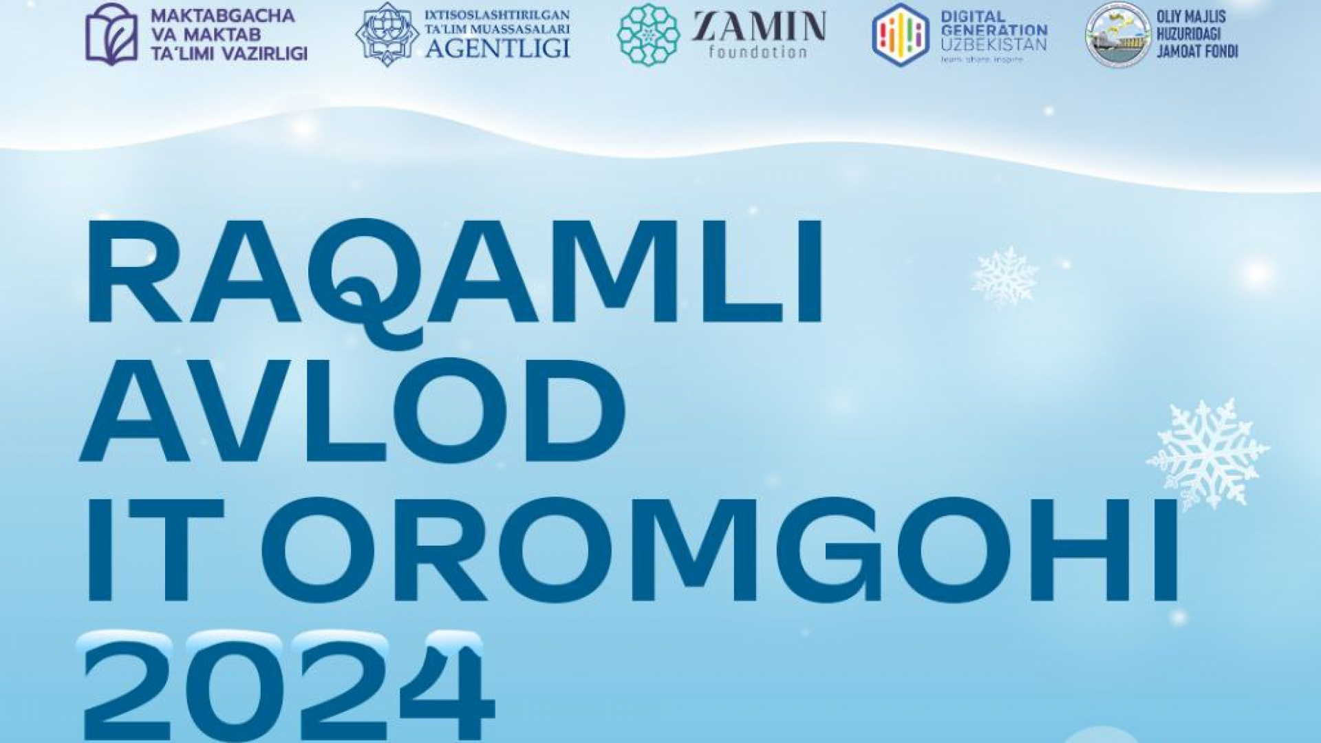 Dasturlash sohasiga qiziquvchi barcha uchun bepul “Raqamli Avlod” IT oromgohi — 2025
