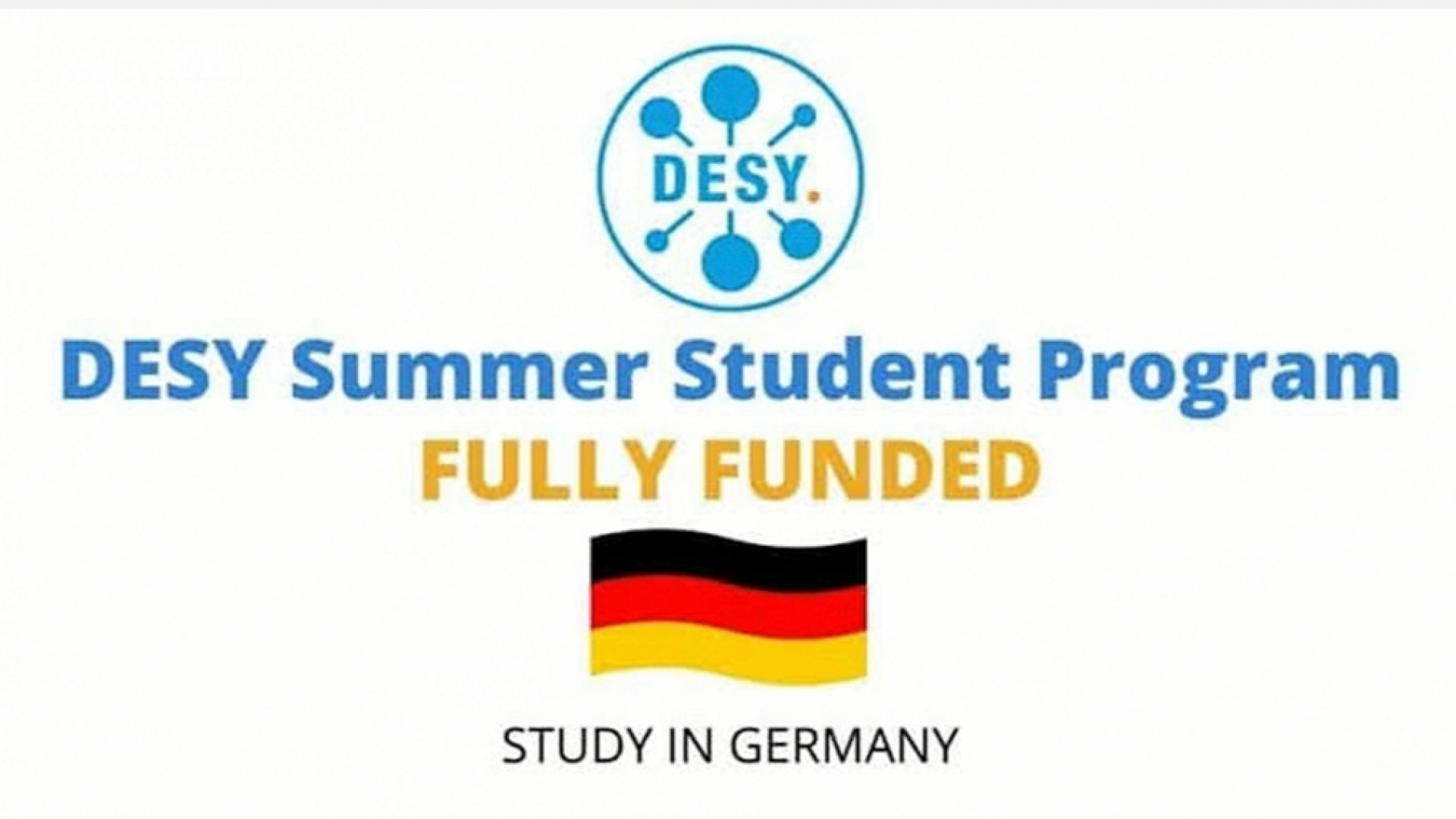 Bakalavr va magistratura talabalari uchun Germaniyada haq toʻlanadigan yozgi amaliyot — DESY Summer Student Program dasturi
