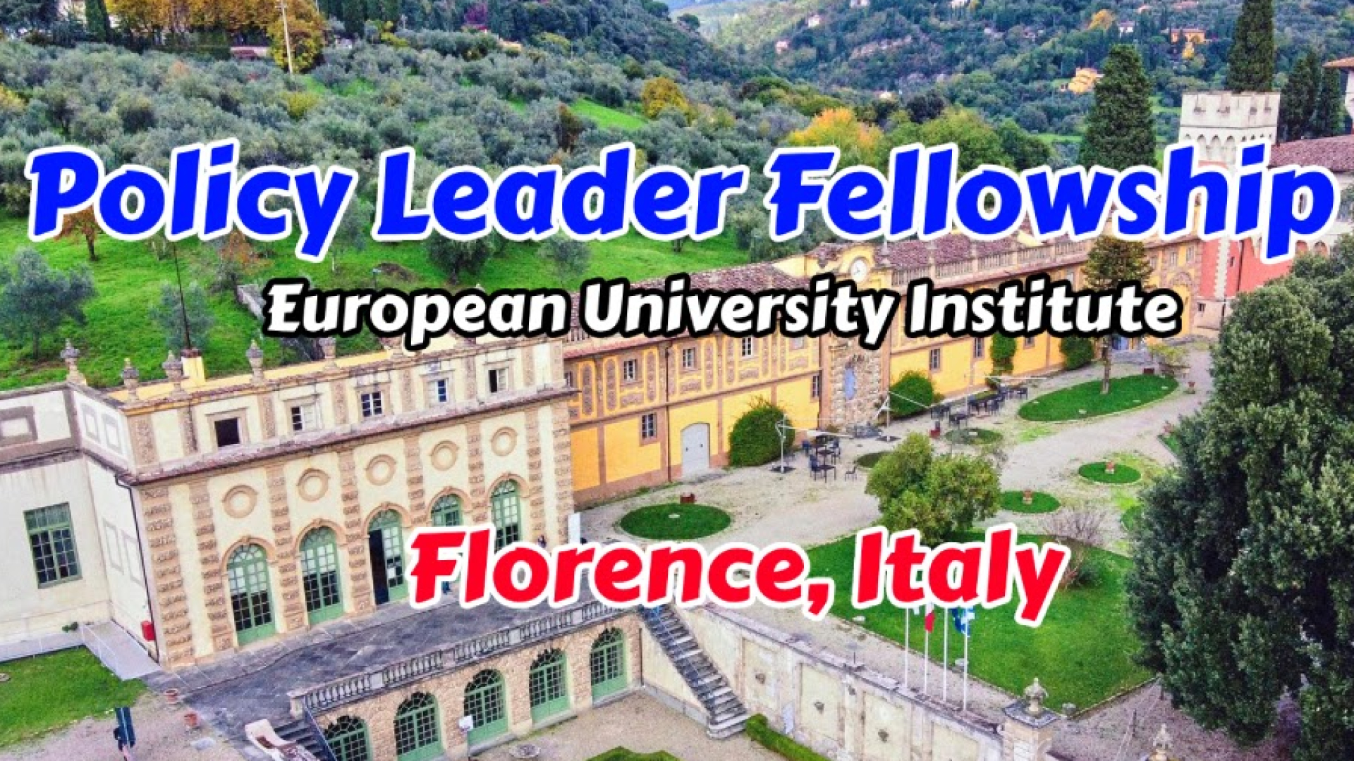 Siyosat sohasi boʻyicha mutaxassislar uchun Italiyada xarajatlari qoplanadigan rezidentlik dasturi — Policy Leader Fellowship