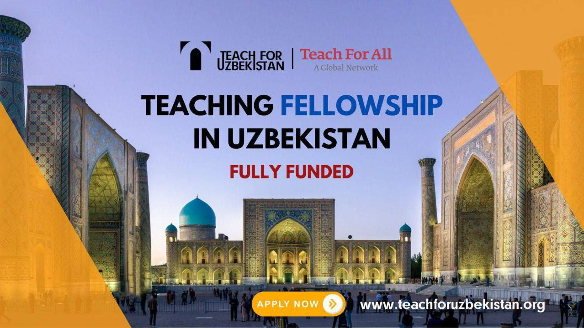 Teach for Uzbekistan - turli sоha vakillari uchun taʼlim sohasida ikki yillik professional rivojlanish imkoniyatini beruvchi dasturi