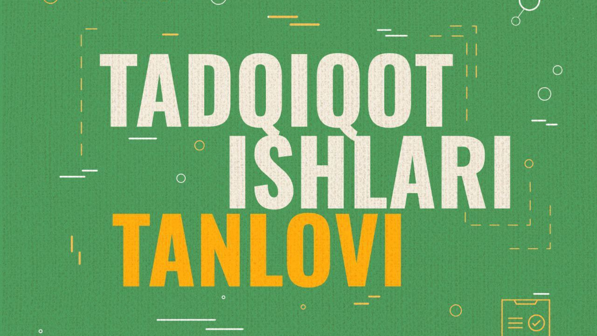 Bakalavr yoki magistratura talabalari uchun “Ijtimoiy taraqqiyot uchun” tadqiqot ishlari tanlovi