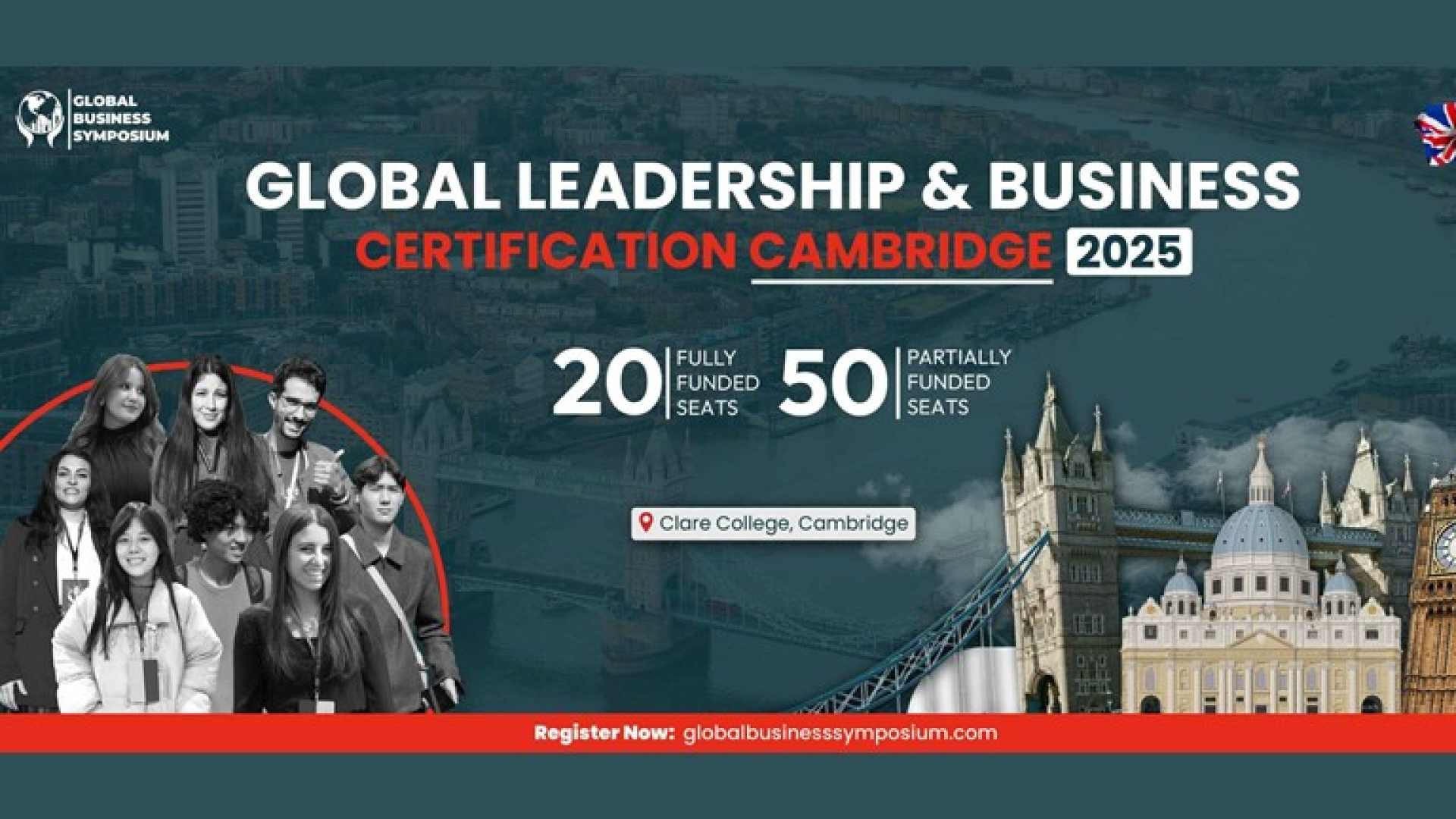 Buyuk Britaniyaning Kembrij universitetida to‘liq va qisman moliyalashtiriladigan xalqaro dastur - Global Leadership & Business Certification Cambridge 2025