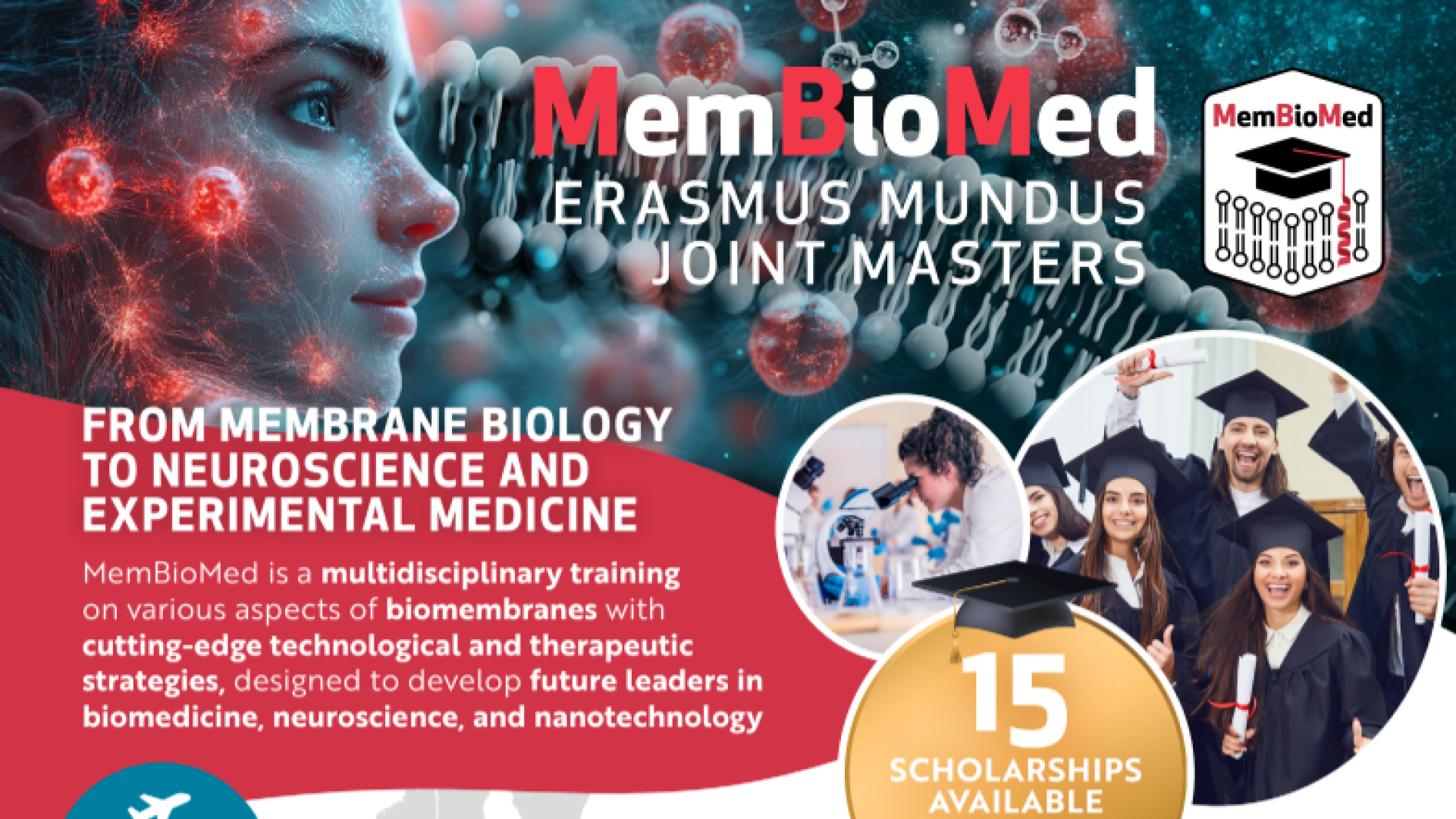 Fransiya, Italiya va Germaniya davlatlarida magistratura qo‘shma dasturini o‘qish imkonini beruvchi MemBioMed Erasmus Mundus Joint Master dasturi