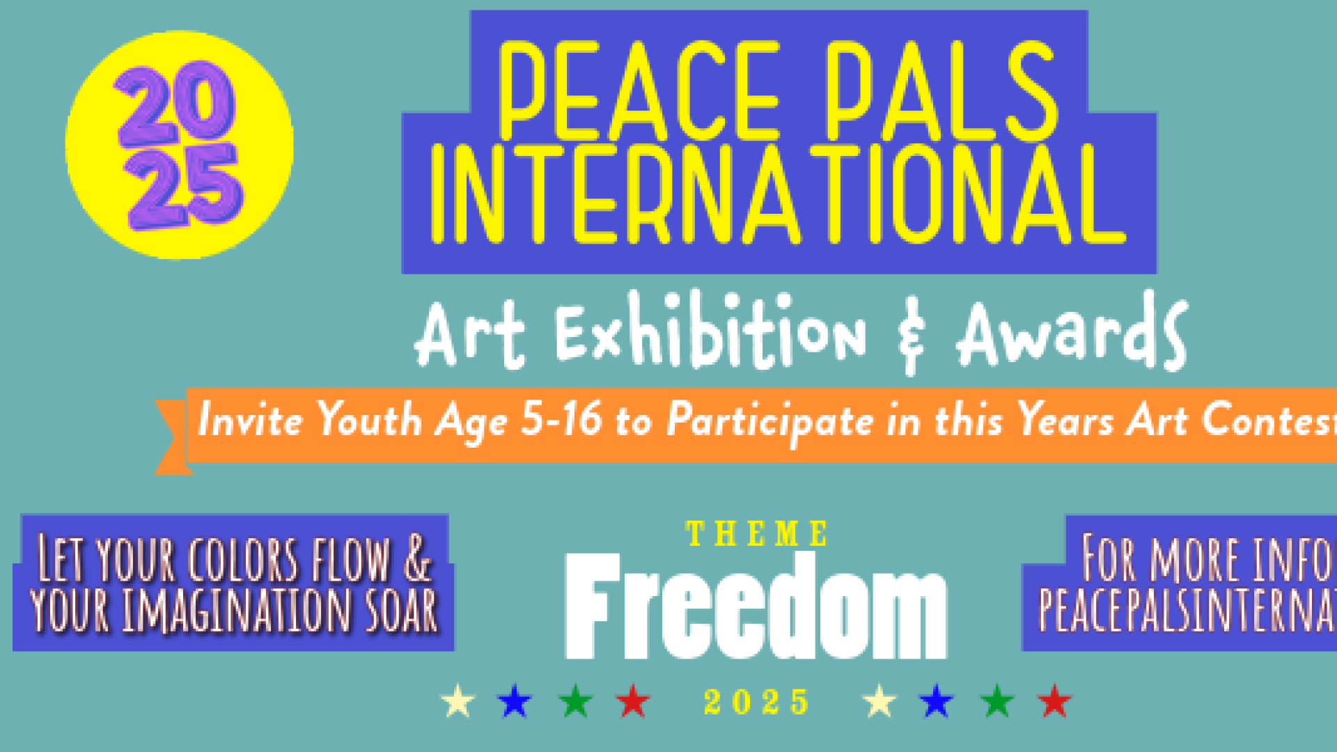 5 yoshdan 16 yoshgacha bo'lgan yosh rassomlar uchun xalqaro rasmlar tanlovi -  Peace Pals International Art Contest