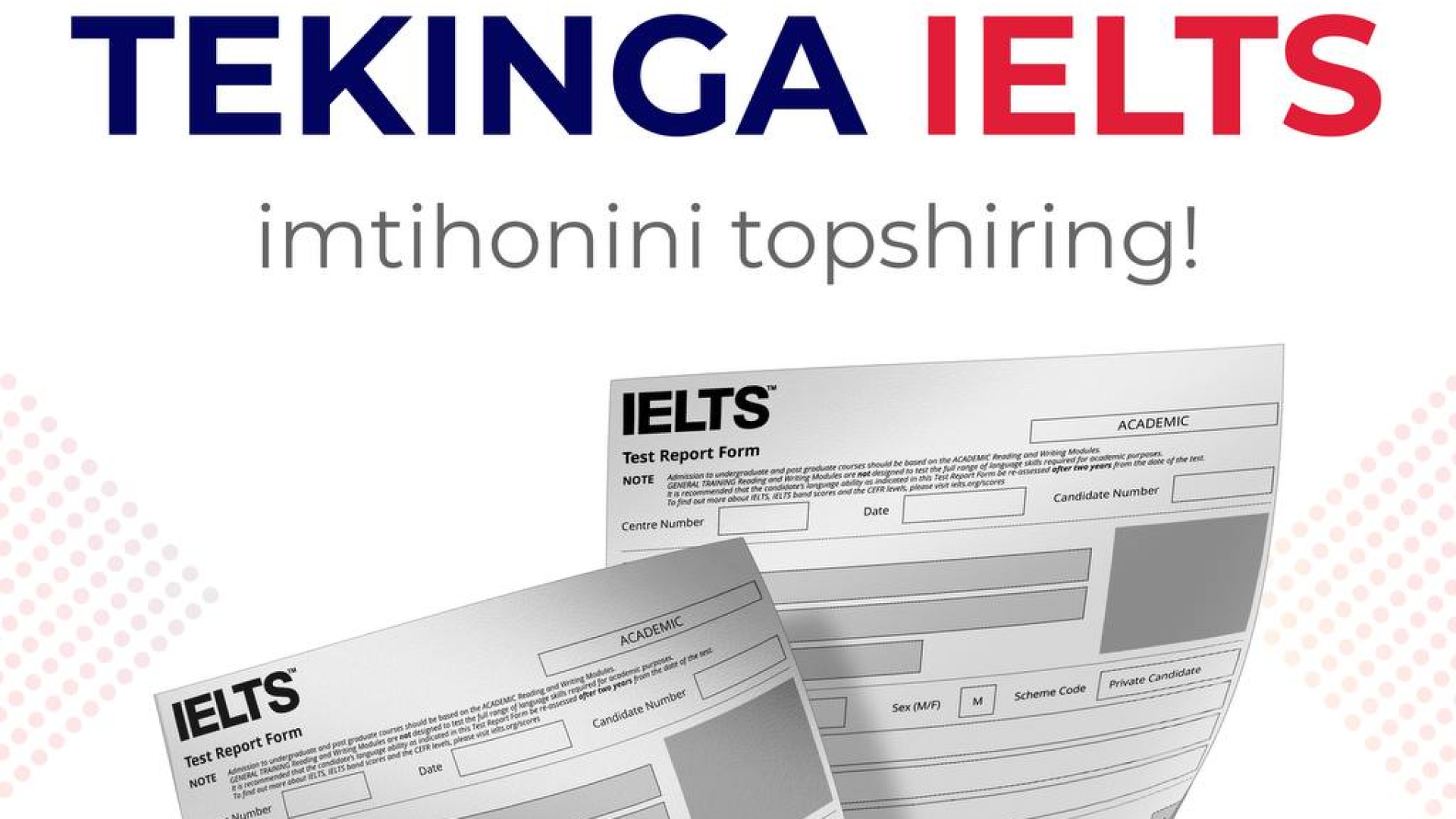 “Wiki IELTS” tanlovi: Oʻzbek tiliga matn tarjima qilib IELTS imtihonini bepul topshirish imkoniyati