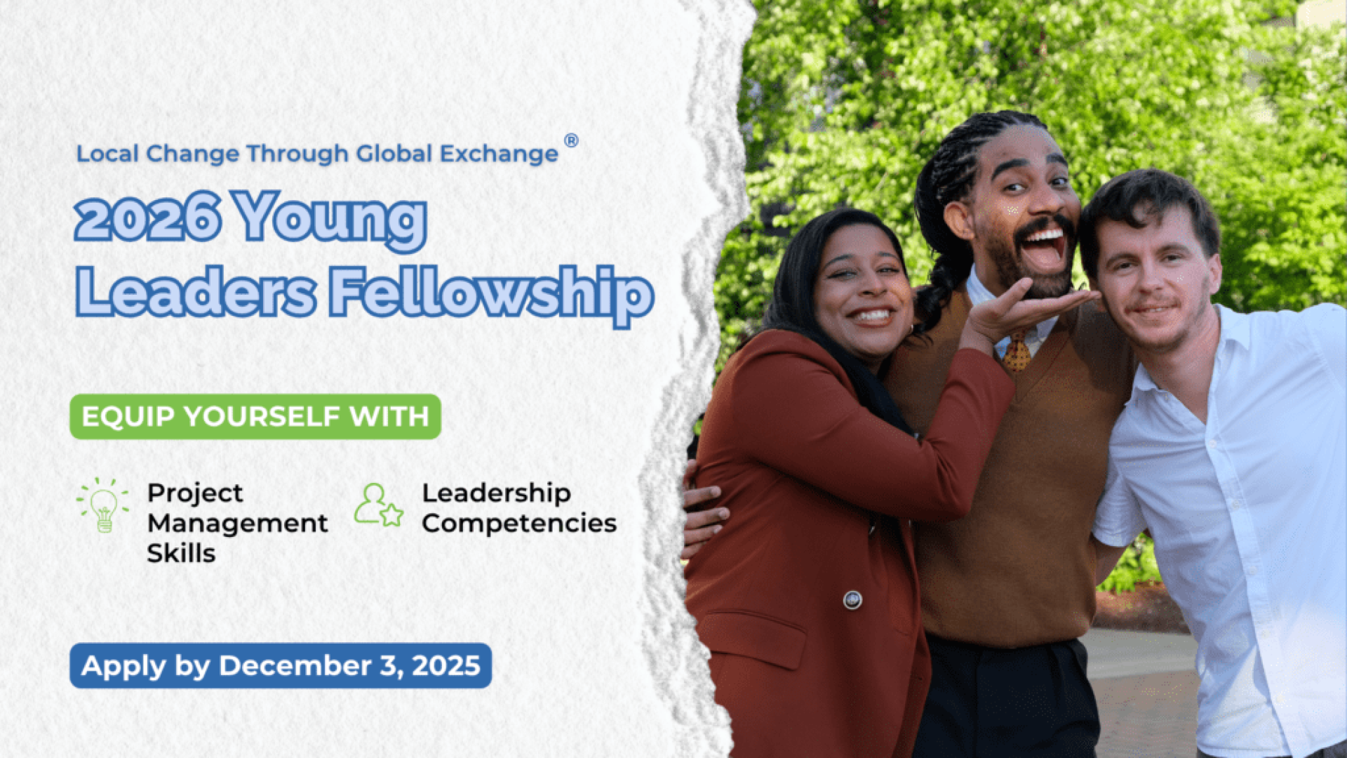 Barcha 18-26 yosh oraligʻidagilar uchun AQShda xarajatlari qoplanadigan dastur — Young Leaders Fellowship 2025